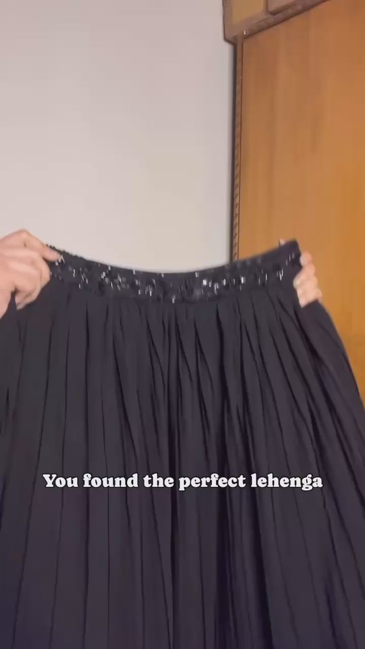 Elegant Pure Georgette Lehenga Choli Set with Embroidery & Sequins