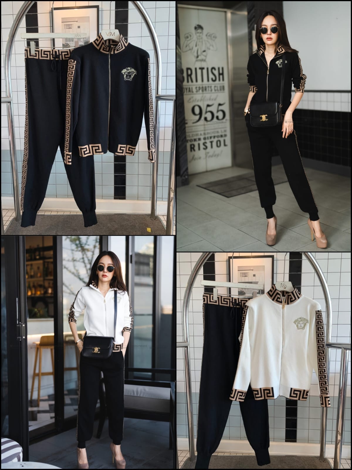 Velcrone  Korean Viral Luxury Knitted Coord Set – Catherine Edition